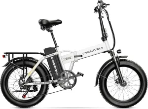 1000W Folding Electric Bike, 48V 20.8AH Large Removable Battery E-Bike, 30 MPH, 80 Miles Max Range, 20" Fat Tire Electric Bike for Adults, Adult Electric Bicycles for Commute