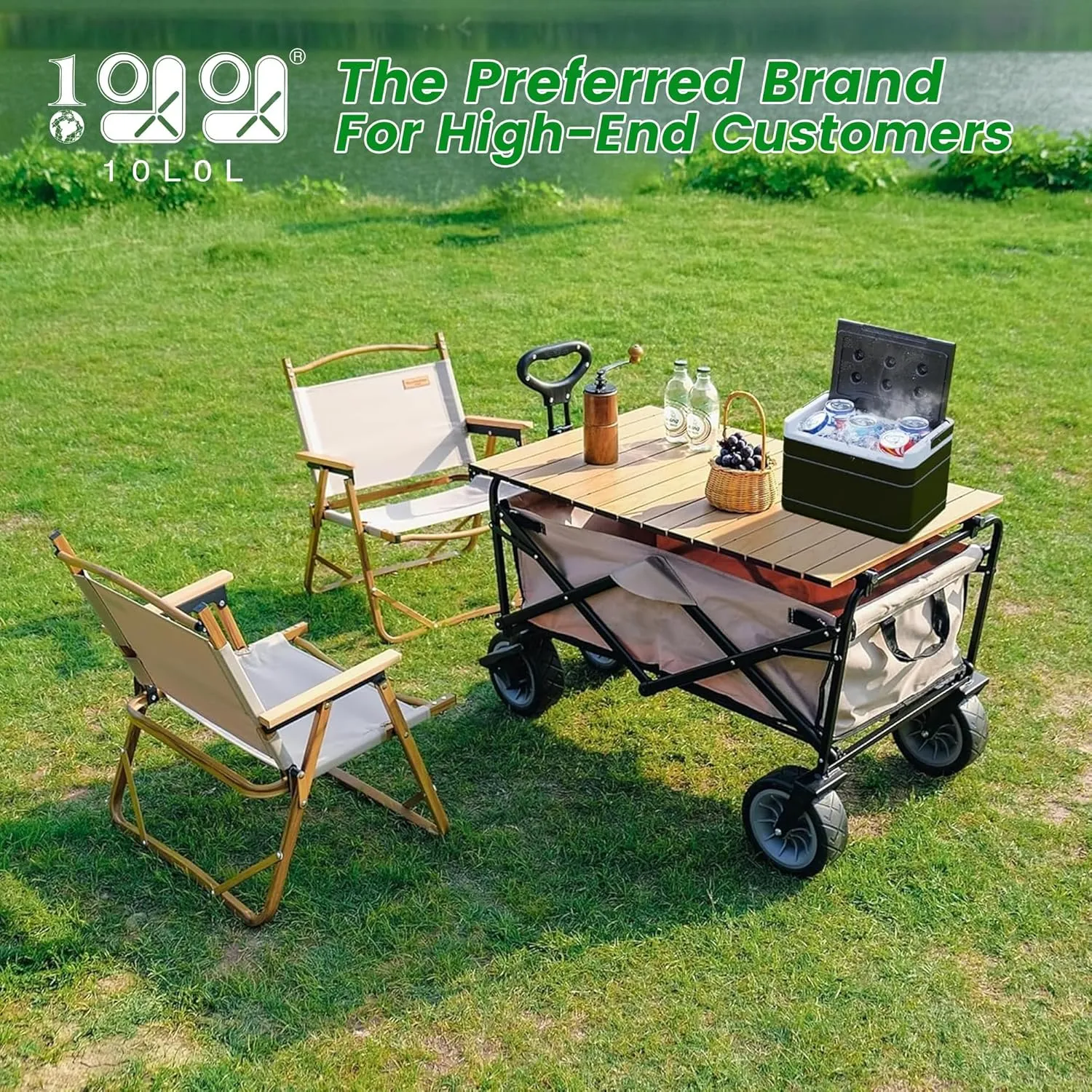 10L0L Golf Cart Cooler with Mounting Bracket Kit Fits Yamaha Club Car & EZGO, Portable 48 Hours Cooling Ice Chest 102588101 103886801