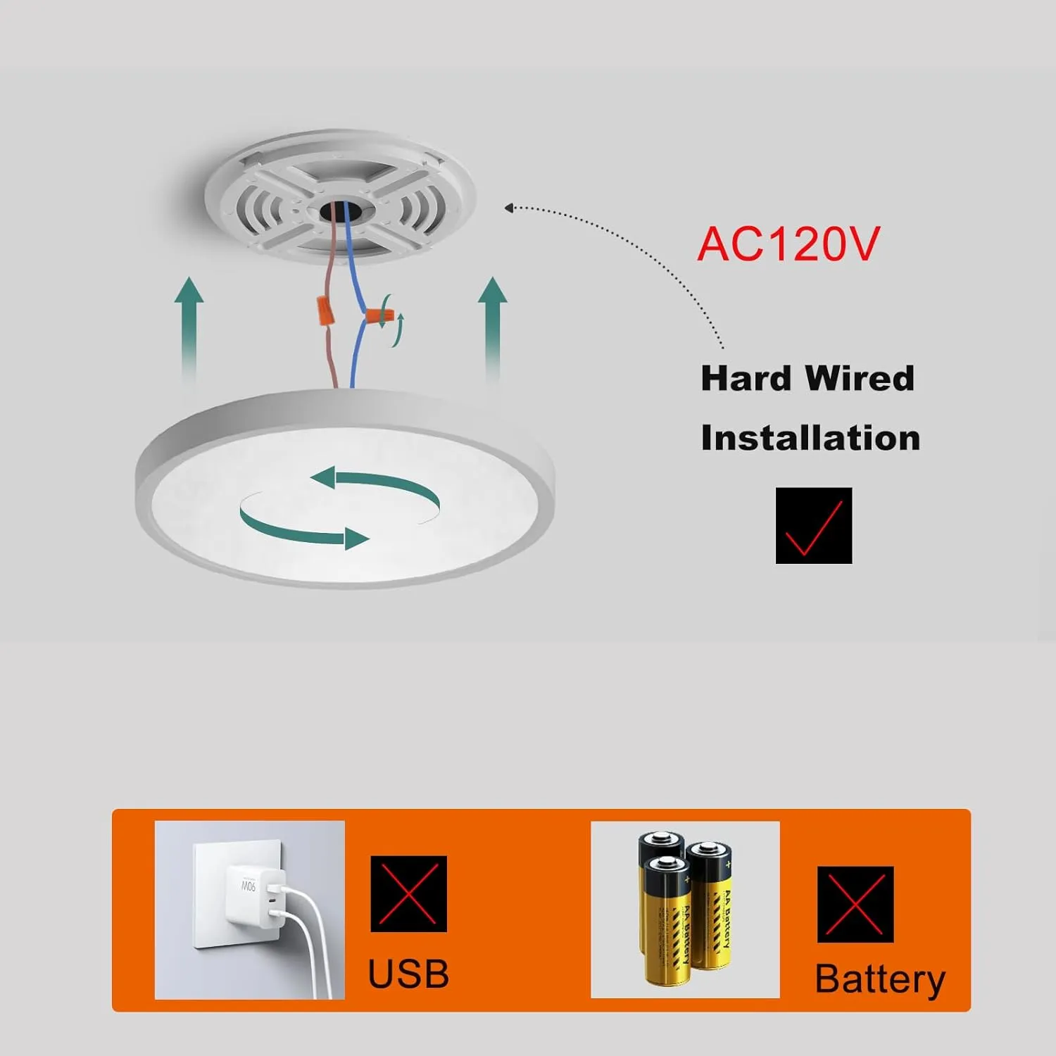 12 Inch Motion Sensor Ceiling Light Wired,24w Flush Mount Light Fixture Round, Motion Sensor Light Indoor for Closet Hallway Porch Laundry Basement Garage Pantry, 3000k/4000k/6000k White