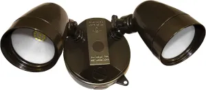 16754BR Outdoor 2000 Lumens LED Weatherproof Floodlight Kit, Bronze