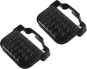 2 Pieces Pegs Rear Feet Pedals Folding Bike Foot Plates Pedals Bicycles Footrests for Mountain Bike