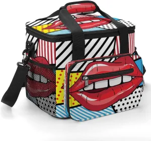 22.5L Waterproof Soft Cooler BagInsulated Lunch Box for Camping Fishing Beach Road Trips