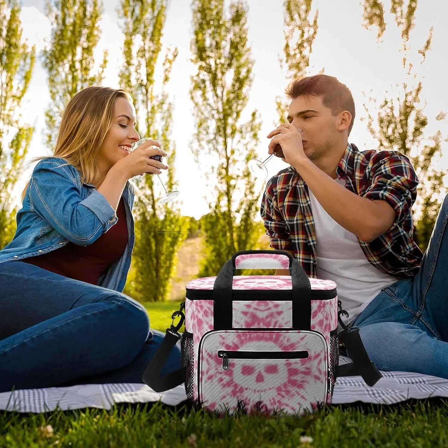 22.5L Waterproof Soft Cooler BagInsulated Lunch Box for Camping Fishing Beach Road Trips