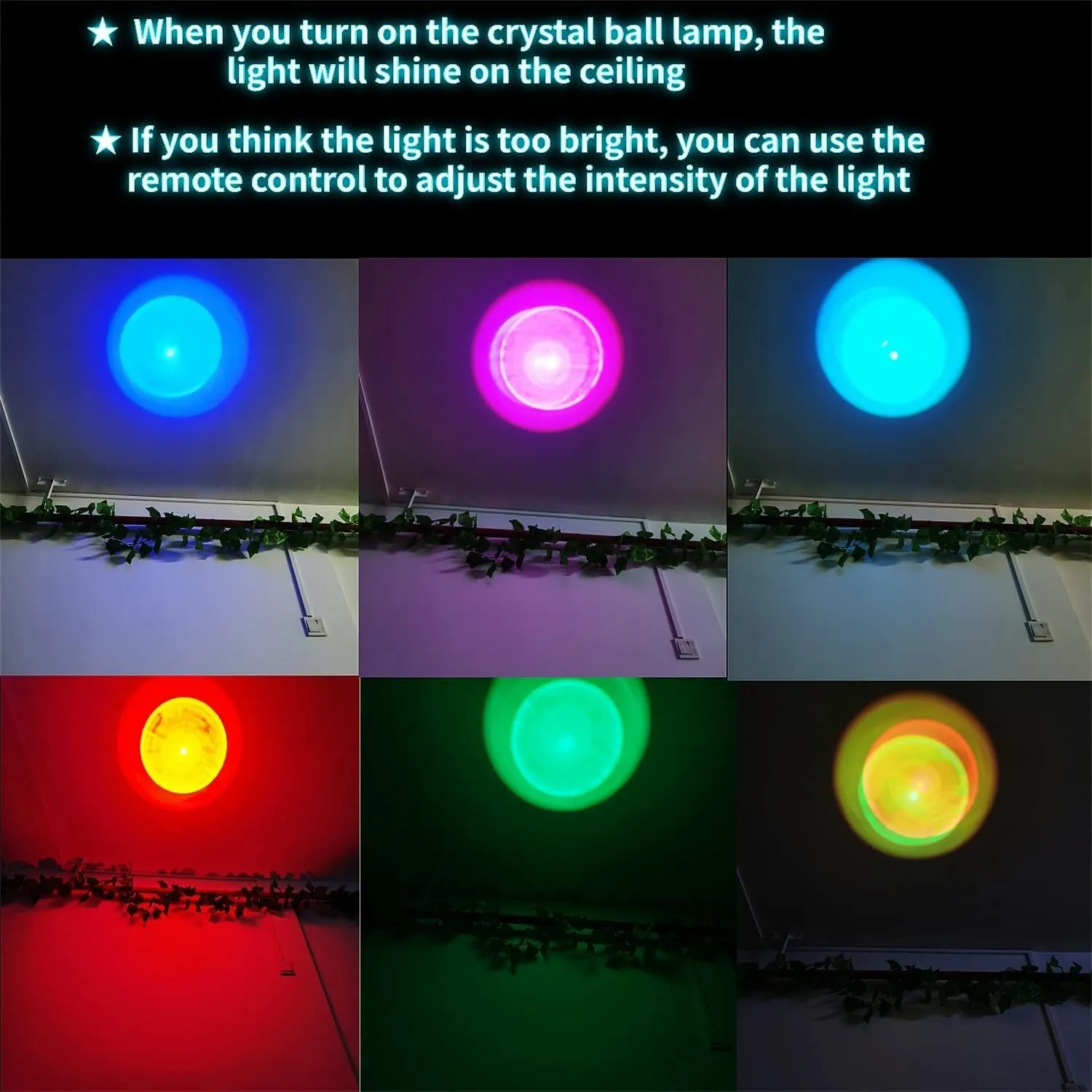 3D Elephant Crystal Ball Lamp,Lifelike Elephant Night Light,16 Colors Changing Light,Dimmable Remote Control,Elephant Lamp Gift (J)