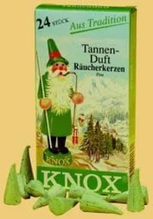 4 Boxes German Incense Cones -Pine Scent