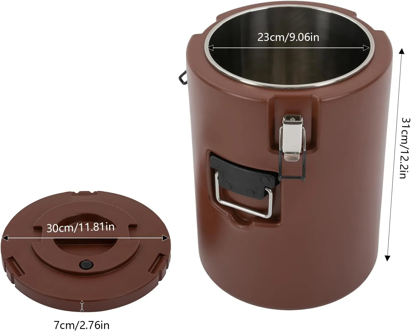 4 gal Deep Freeze Cooler, Insulated Drink Cooler- 48H Cold Insulation, 12H Warm Insulation, Portable Sports Cooler Water Beverage Dispenser for Beach, Picnic, Camping, Tailgating