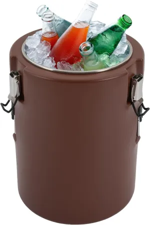4 gal Deep Freeze Cooler, Insulated Drink Cooler- 48H Cold Insulation, 12H Warm Insulation, Portable Sports Cooler Water Beverage Dispenser for Beach, Picnic, Camping, Tailgating