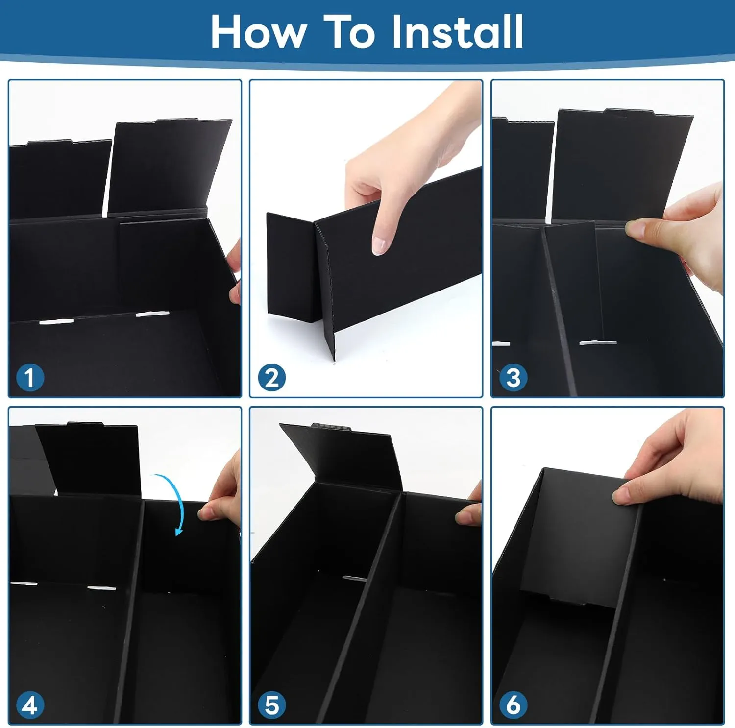 4 Pack Trading Card Storage Box, 3120 Count Card Storage Box Black Card Organizer Box Trading Card Box Sports Cards Storage Boxes for Storing Protecting and Organizing Soccer Basketball Game Cards