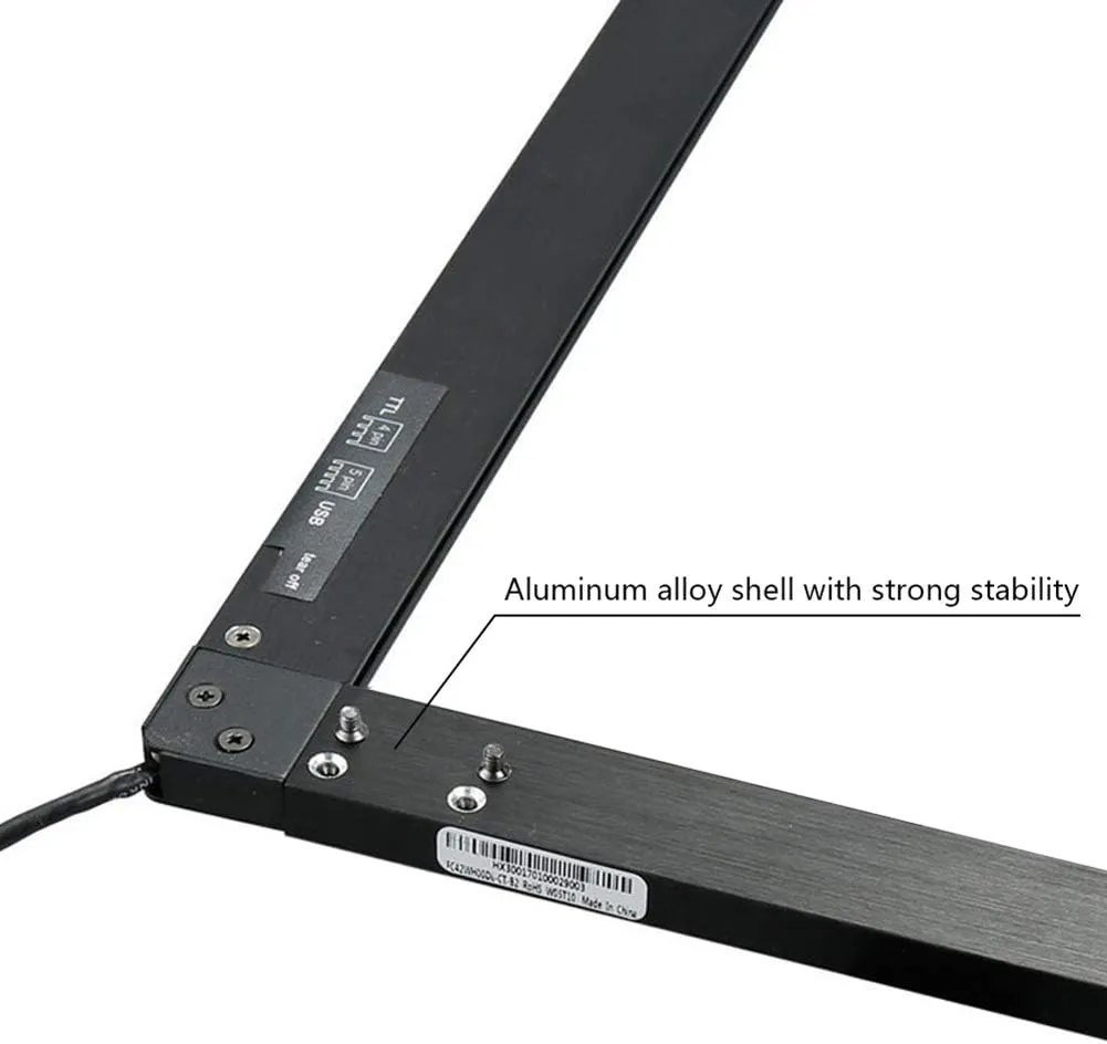 40 inch Infrared Touch Overlay 10 Points IR Touch Frame with USB Interface Free-Drive Plug and Play…