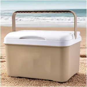 4/6/8/10/12/16/20/24 L Triple-Layered Air Tight Drybox Cooler and Small Hard Shell Lunchbox with Handle, Ice Pail for Camping Travel