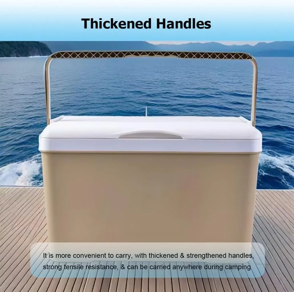 4/6/8/10/12/16/20/24 L Triple-Layered Air Tight Drybox Cooler and Small Hard Shell Lunchbox with Handle, Ice Pail for Camping Travel