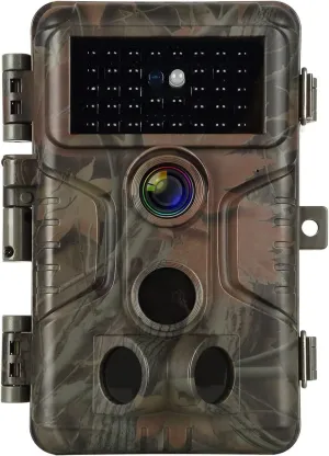 48MP Game Trail Camera 1296P HD Wildlife Camera with Motion Sensor Night Vision for Outdoor Hunting Gaming Nature Obervation
