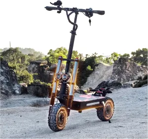 60V38Ah Battery，Fast Electric Scooter 11" All Terrain Tires 800lbs Max Load,NFC and Detached Seat，Foldable，Sport，Adults Electric Scooter 6000W Dual Motor Up to 55 mph, 80 Miles Range.