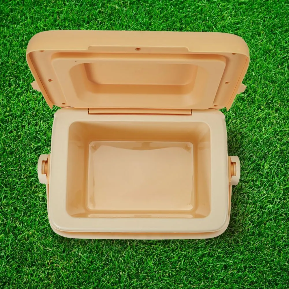 6L Camping Cooler Box Insulated Ice Chest Portable Ice Bucket for Outdoor Use