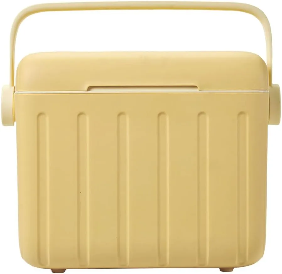 6L Camping Cooler Box Insulated Ice Chest Portable Ice Bucket for Outdoor Use