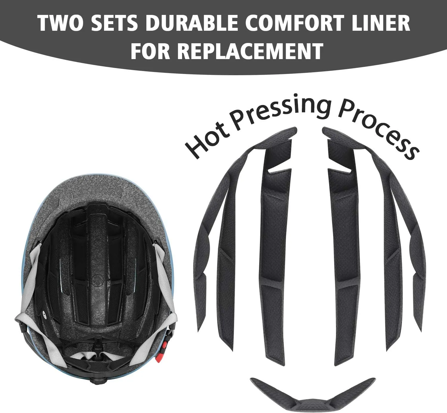 Adult Urban Bike Helmet - Adjustable Fit System & Integrated Taillight for Men Women