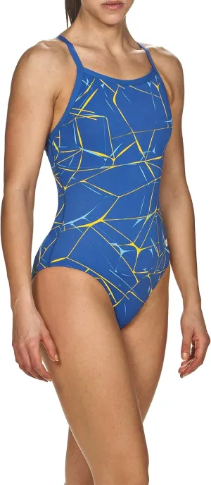 ARENA Women's Water Light Drop Back MaxLife One Piece Swimsuit