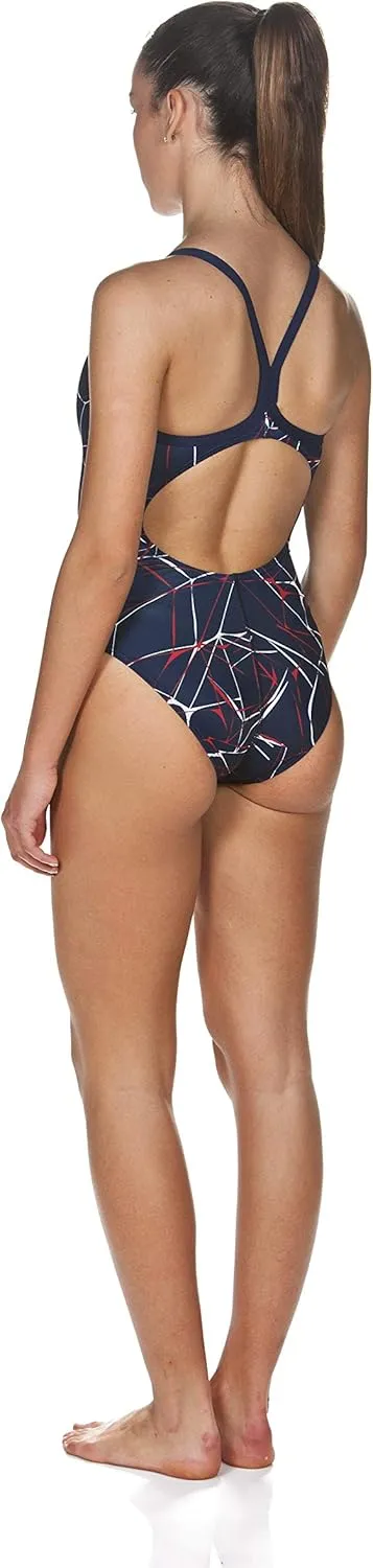 ARENA Women's Water Light Drop Back MaxLife One Piece Swimsuit