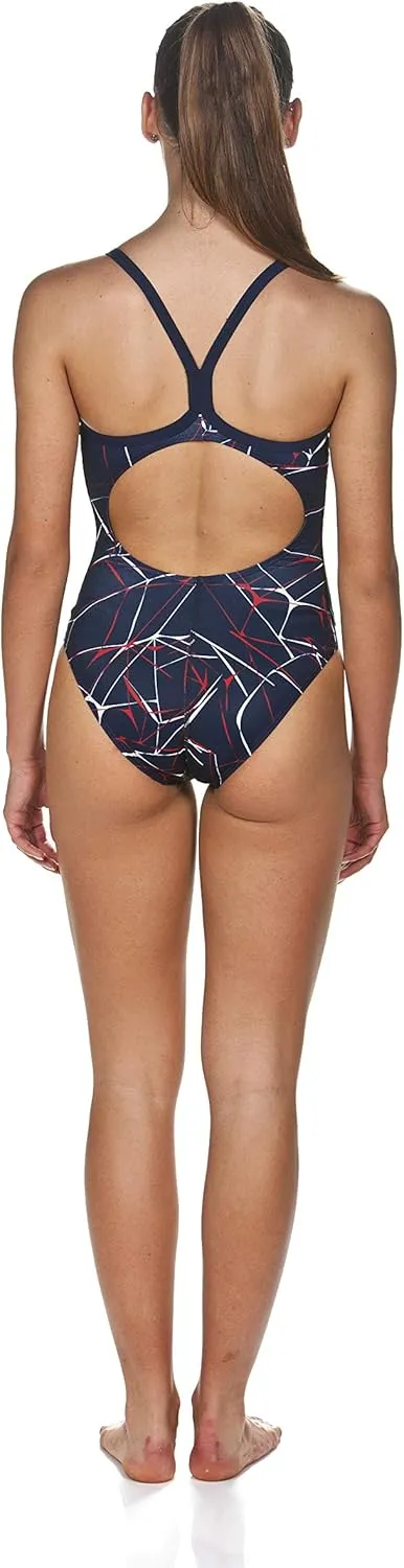 ARENA Women's Water Light Drop Back MaxLife One Piece Swimsuit