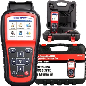 Autel MaxiTPMS TS508WF TPMS Relearn Tool, 2024 Upgraded of TS508/TS408, Activate/Relearn/Reset All Sensors, One-Click TPMS Health Check, Program MX-Sensors (315/433 MHz), Read/Clear TPMS DTCs