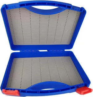 Aventik Large Streamer Fly Box Click Lock Large Storage Box Boating Fly Fishing Boxes Saltwater Flies Box 9.68X7.2X2.56 inch/ 242X180X64mm (Blue)