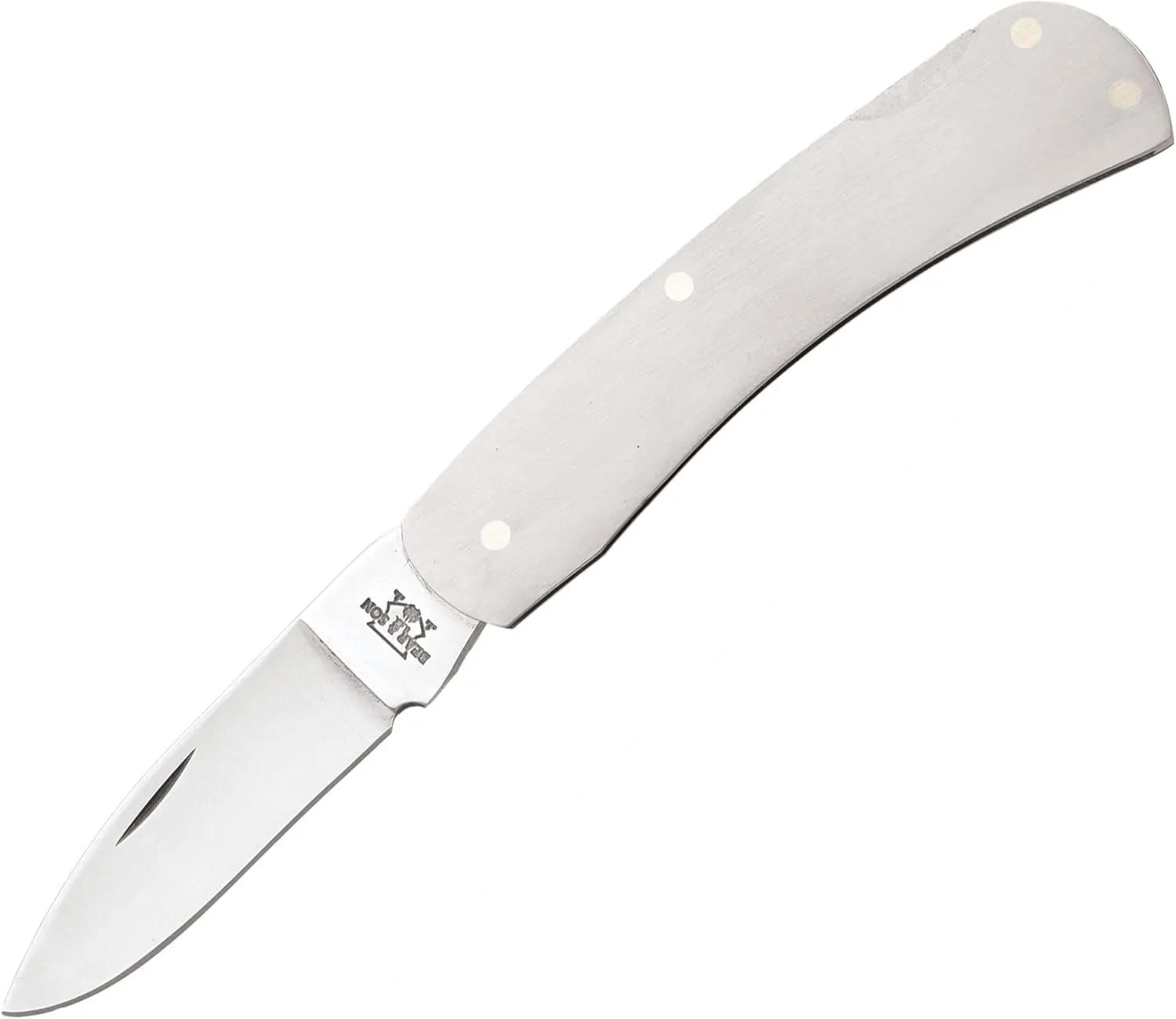 Bear & Son - MANUAL - 2.125" - Drop Point - 440 Stainless Steel - Stainless Steel - Lightweight for Everyday Carry - 125