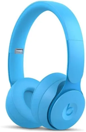 Beats Solo Pro Wireless NC On-Ear Headphones - More Matte Collection Light Blue (Renewed)