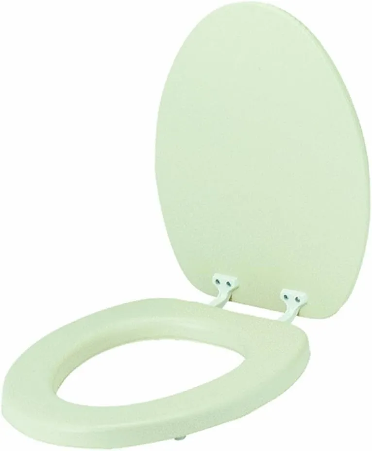 Bemis 113EC 006 Toilet Seat, 1 Pack Elongated, Bone