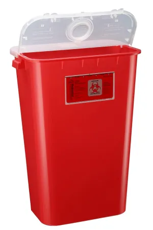 Bemis Health Care 111030-6 Sharps Container, Red, 11 gal, Pack of 6