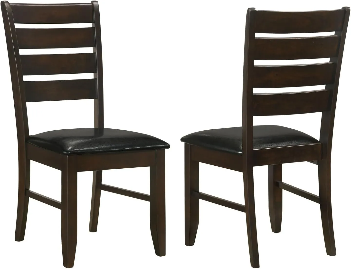 Benjara Benzara Dining Side Chair, Set Of Two, Brown,