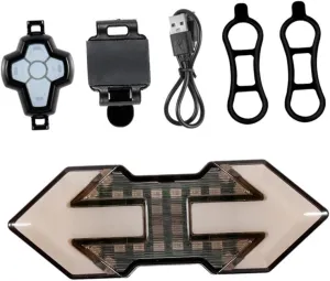 BESTonZON 1set Professional Bike Tail Light Remote Caution Light for Night Riding Shell for Safety Essential Biking Accessory Rechargeable Warning