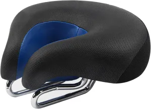 Bike Seat Cushion, Anti-Shock Comfortable Bike Saddle, Waterproof & Wear-Resistant Stationary Seat for Mountain, Stationary