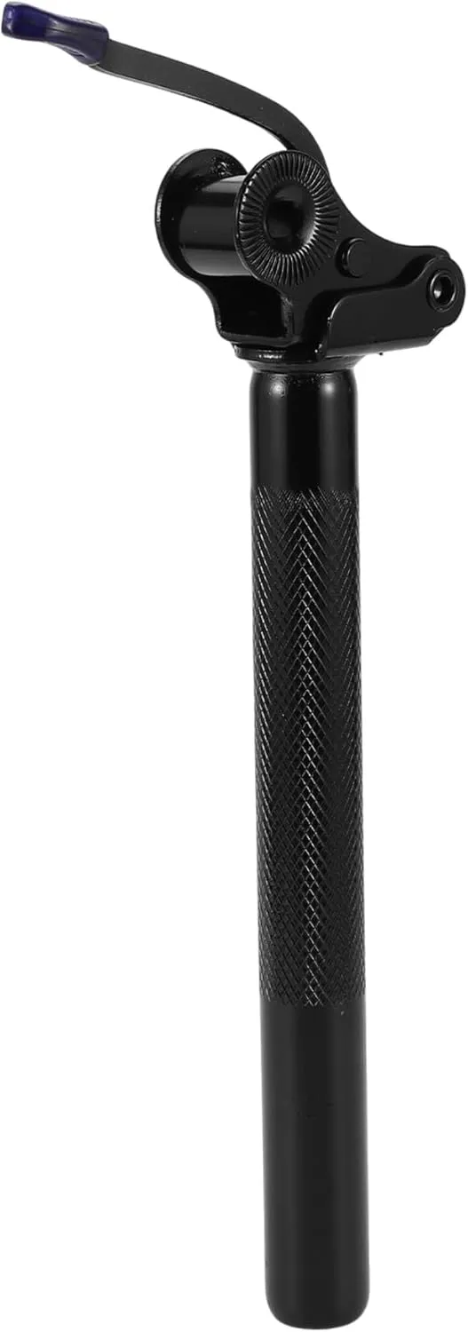 Bike Seat Posts Electric Bicycles Vehicle Battery Anti-Theft Locking Foldable Bike Saddle Post Seat Tube Black 1 Pc 27.2x250mm Steel