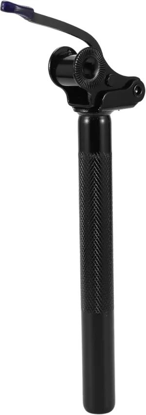 Bike Seat Posts Electric Bicycles Vehicle Battery Anti-Theft Locking Foldable Bike Saddle Post Seat Tube Black 1 Pc 27.2x250mm Steel