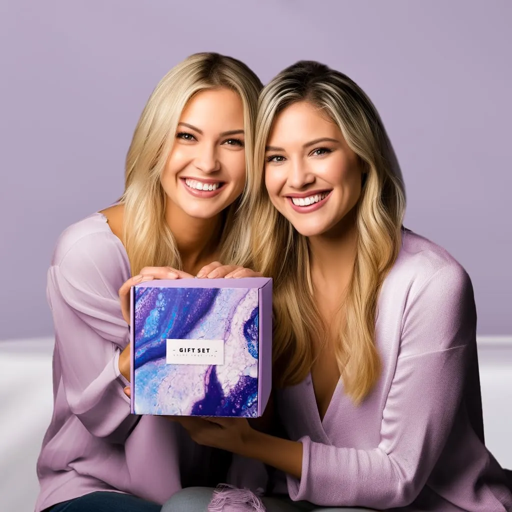 Birthday Gifts for Women, Lavender Bath Relaxing Spa Gift Set Basket Box, Women Birthday Unique Gift Ideas, Christmas Gifts for Women Mom Wife Girlfriend Daughter Friend Womens Gifts