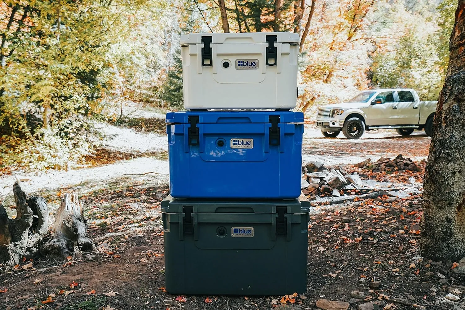 Blue Coolers Ark Series 100-110 Quarts, Roto-Molded Ice Cooler | Large Ice Chest Holds Ice up to 10 Days |