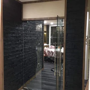 Boutiquemall Faux Reef Stone Wall Panels, 3D FRP Wall Panel | Resin Fiberglass Panelling | 3D Wall Facing for House Extrior and Interior Wall (Black Reef Stone, 25.54 sq.ft/box)