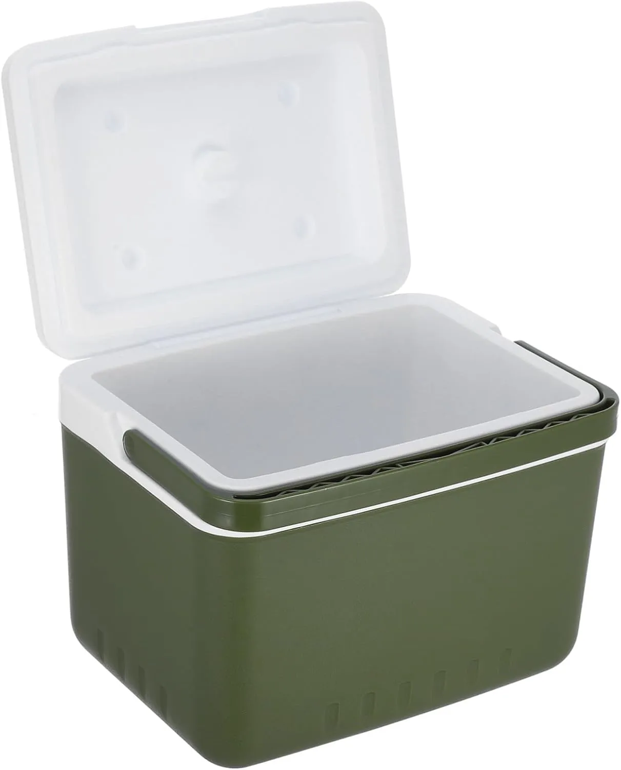 Cabilock Portable Insulated Cooler Box for Outdoor Camping Picnics and Travel Compact Car Fridge with Handle for Food and Beverages Lightweight and Versatile Storage