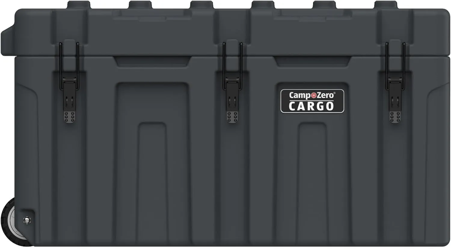 CAMP-ZERO 148L Premium Cargo & Equipment Storage Case with Coated Stainless Steel Latching and Locking System (Grey)