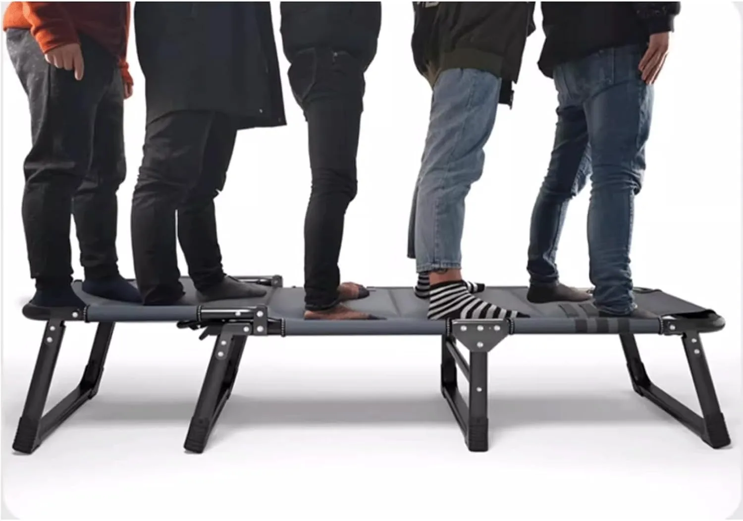 Camping cot Camping Cot Adjustable 4-Position Folded Bed Portable Rollaway Bed Mattress Integrated for Guest Room Small Apartment Folding cot