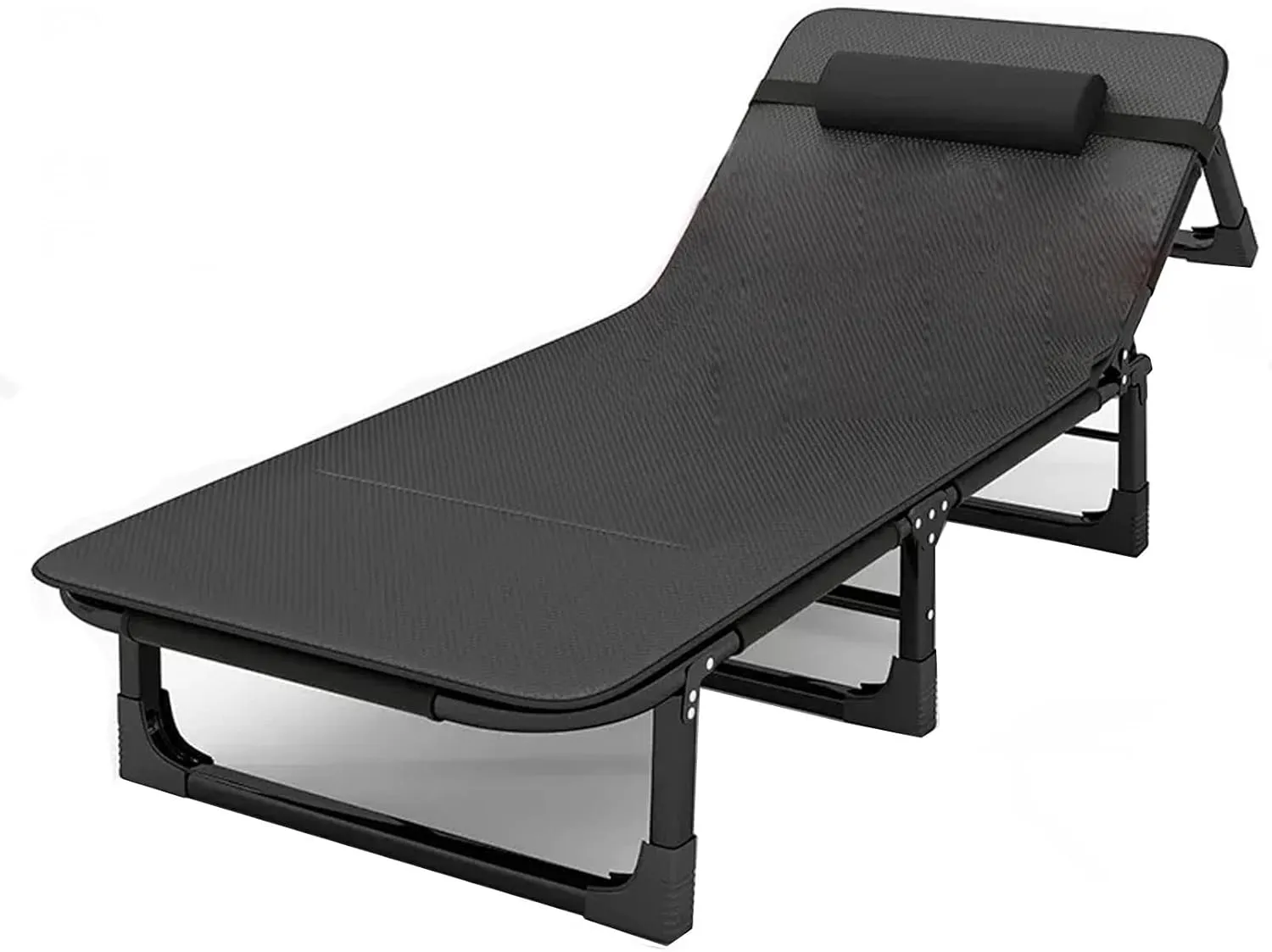 Camping Cot with Mattress, Portable Foldable Bed for Adults, Extra Wide 30 Design, Supports 350 lbs, Includes Pillow, Eye Mask, Cotton Pad - Ideal for Outdoor, Camp, Beach, Office Nap