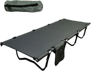 Camping Cot with Storage Bag for Adults,Comfortable Single Camp Cot,Ultralight Foldable Backpacking Cot,Portable Sleeping Bed for Outdoor Travel,Hiking,Mountaineering,Fishing,Easy Set-Up (Green)