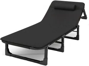 Camping Cots for Adults,Portable Bed for Adults,Folding Bed with Mattress,30" Extra Wide Heavy Duty Folding Cot,Outdoor Camping and Indoor Lunch Break