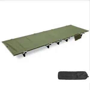 Camping Cots,Lightweight Portable Camping Cot for Adult,Foldable Camping Cot,Oversized Sleeping Cot Supports 330lbs for Hiking Outdoor Travel Office (Green)