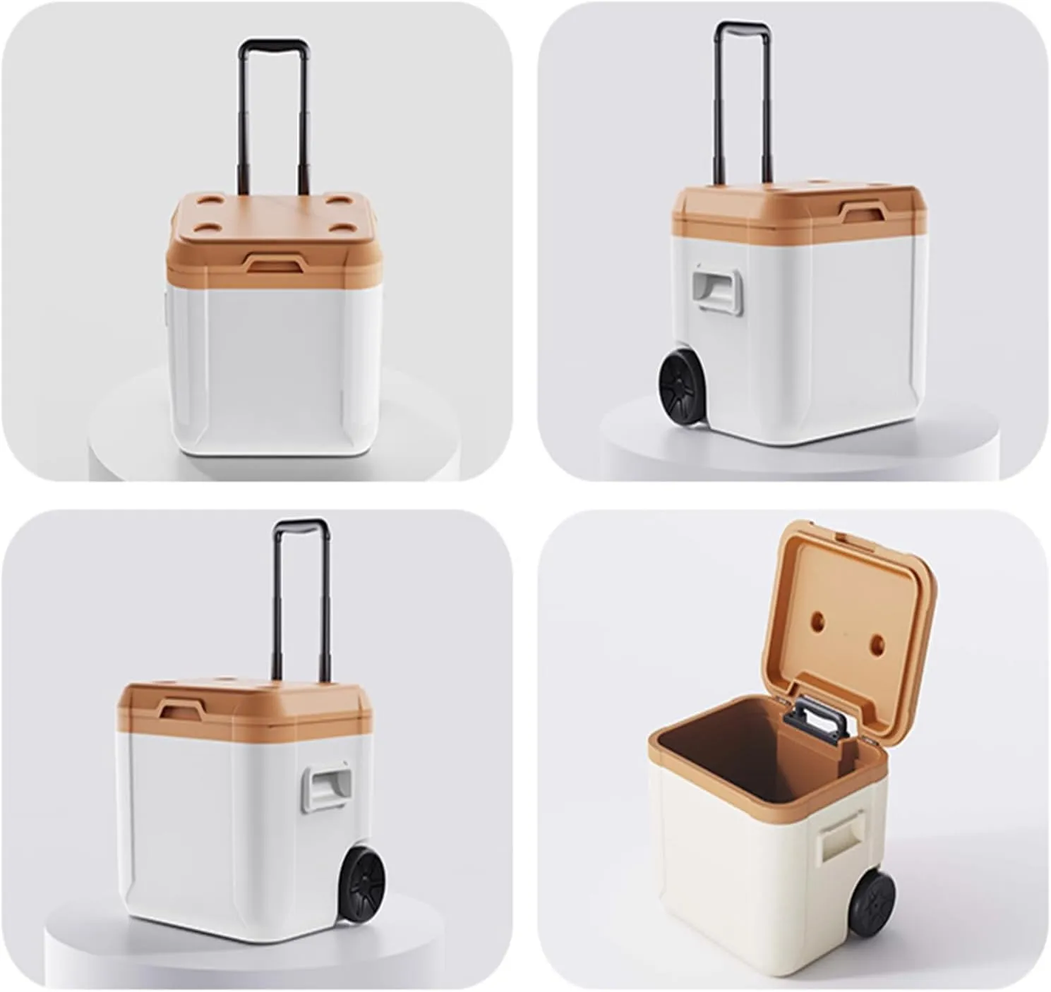 Car Camping Coolers for Lada Granta/Largus/Niva/Niva Travel/Vesta/X-Ray/Concept, Leak Proof Cooler, Portable Lightweight Ice Chest Box, Compartments Waterproof Insulated Bag