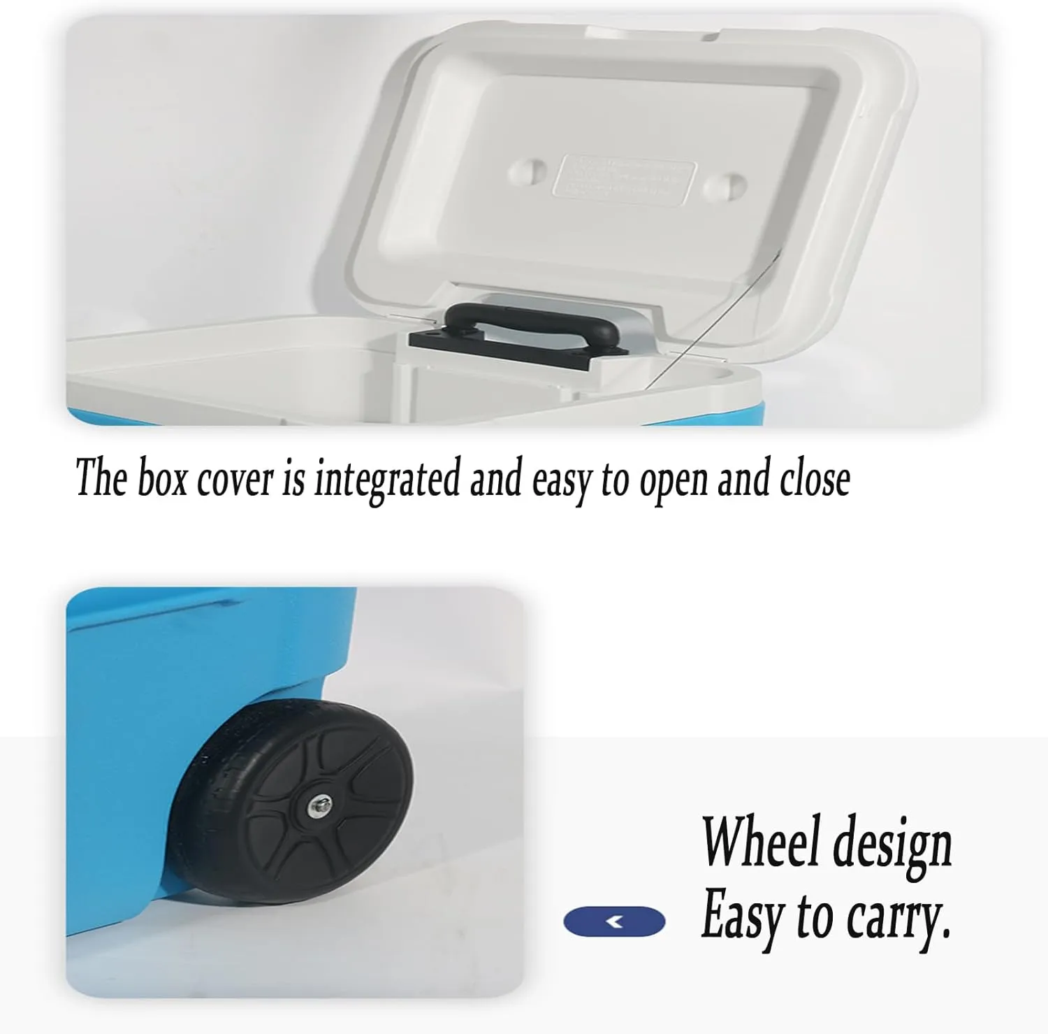 Car Camping Coolers for Volkswagen Atlas Cross, Leak Proof Cooler, Portable Lightweight Ice Chest Box, Compartments Waterproof Insulated Bag,B-Brown