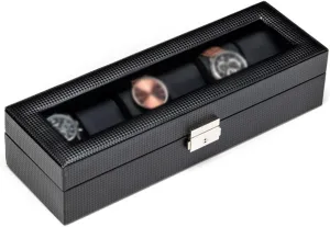 Carbon Fiber Leather Watch Finishing Display Box Watch Mechanical Watch Jewelry Storage Box
