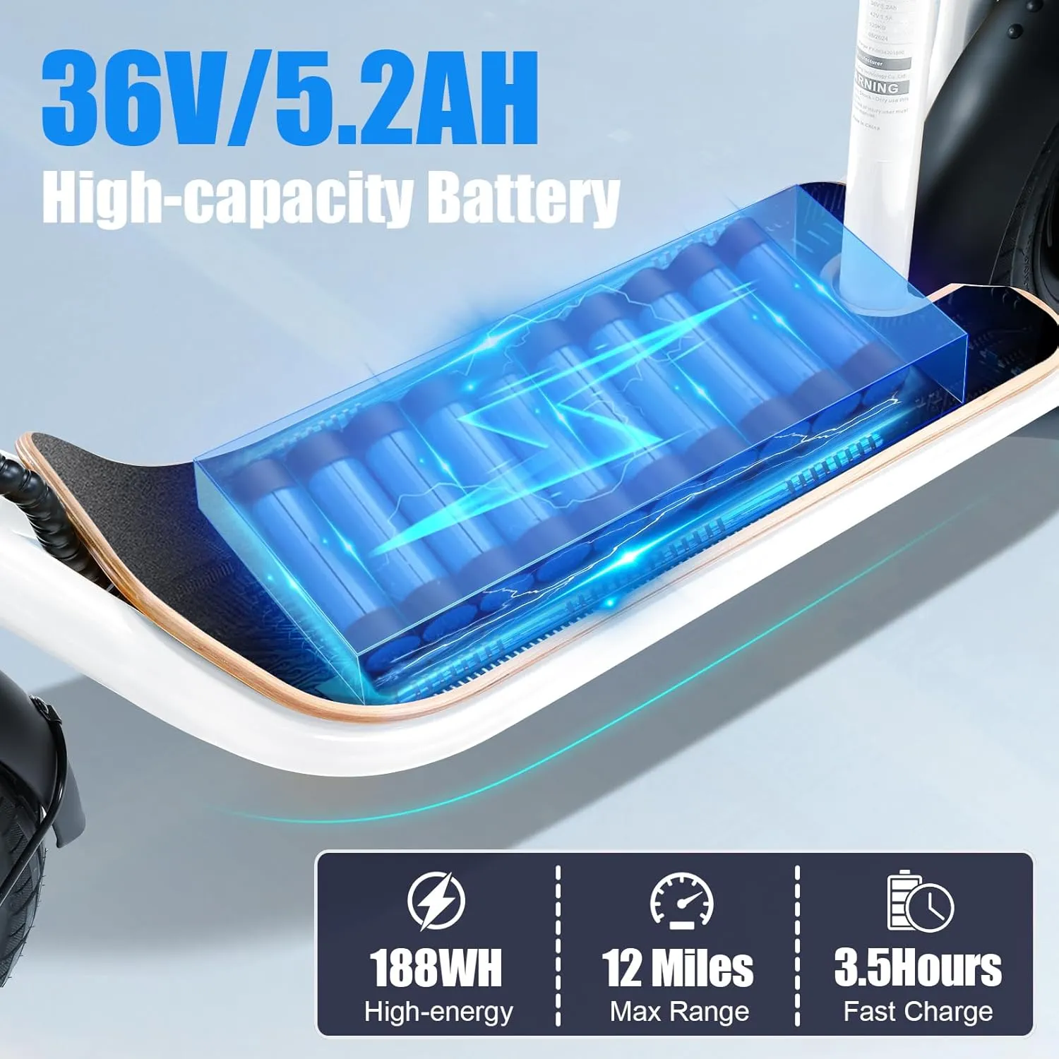 Caroma Peak 1200W Electric Scooter Adults,500Wh Battery up to 30 Miles&20MPH,Foldable Commuting E-Scooter with Detachable Chlid Seat&Basket,300lbs Max Load