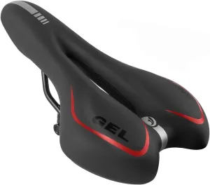 Comfortable MTB Gel Seat Mountain Bike Saddle MTB Saddle Mountain Bike Seat Gel Bikes Seats Breathable & Soft & Waterproof Bike Saddle Cushion for Men and Women