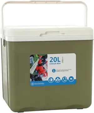 Cooler for Buick Century/Concept/Electra E4/Electra E5/Enclave/Encore Insulated Hard Ice Box Large High-Performance Storage Box Portable Cool Picnic Box Festival Camping,C-33.5 * 25.5 * 32.5cm